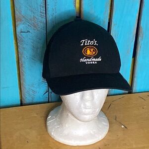 Tito's Handmade Vodka Black adjustable snapback Baseball Cap 110 Flexfit